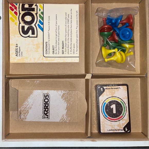 Rustic edition Sorry board game - Picture 2 of 3